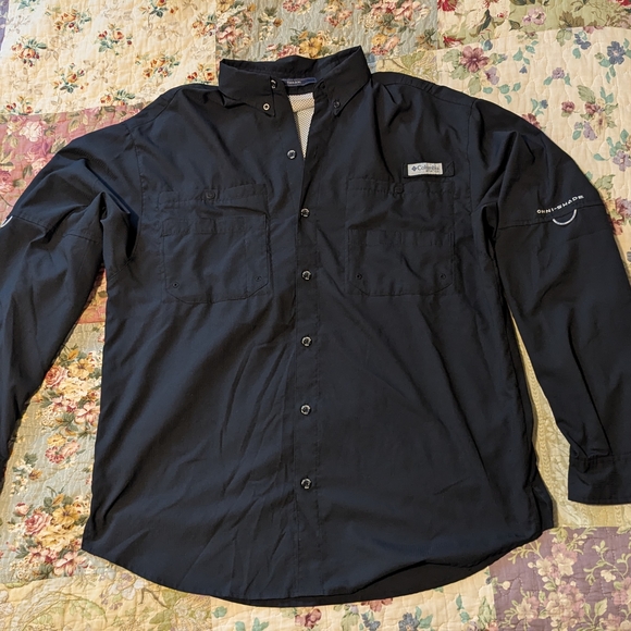 (2) Columbia PFG Tamiami Long Sleeve Shirts bundle of 2 size Large Fishing Gear - Picture 8 of 14